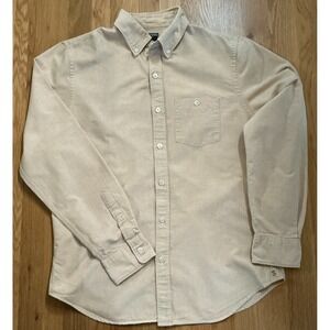 Todd Snyder Tan Button Down Shirt Men's Medium Made in Portugal Cotton